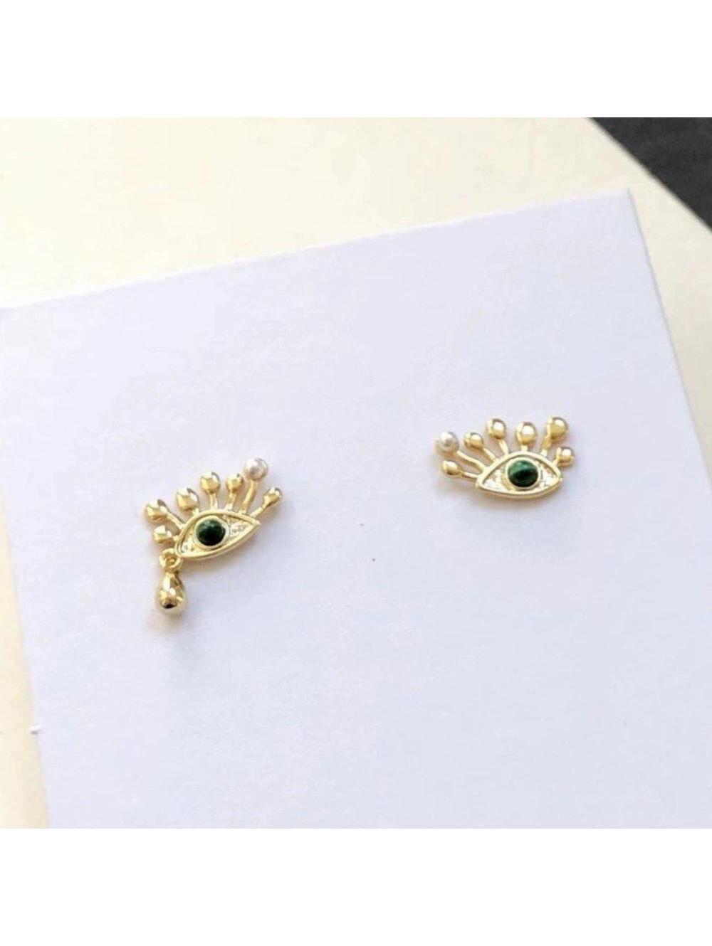 & Other Stories Golden Eye Stud Earrings